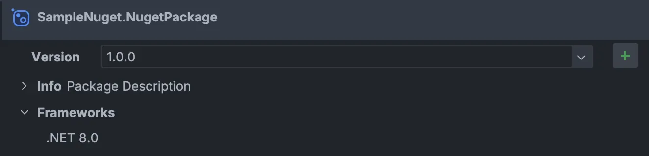 Installable NuGet package with no external dependencies
